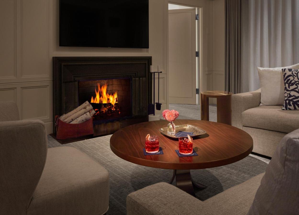The Newbury Boston Hotel Luaran gambar 3D rendering of a living room