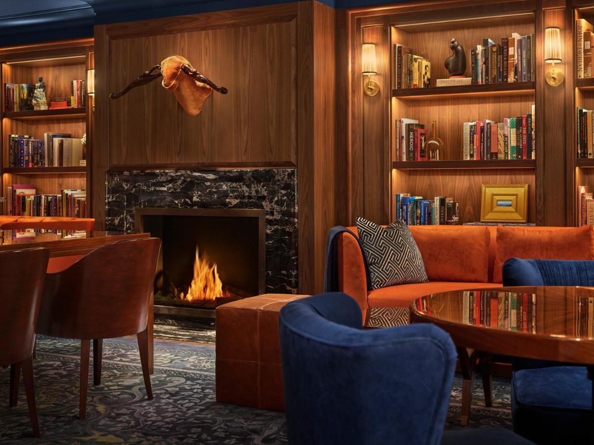 The Newbury Boston Hotel Luaran gambar Library Bar